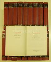 Lenin összes művei 19 kötet a sorozatból. Aranyozott egész-műbőr kötésben, szép állapotban