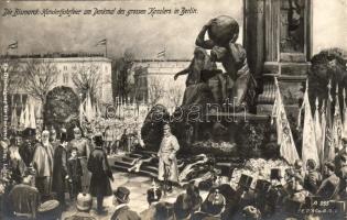 Háborus gyűlés Berlinben I. Világháborús katonai lap T1