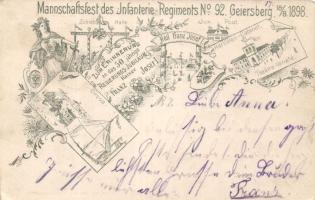 1898 Letohrad (Geiersberg), Franz Joseph anniversary