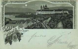 1898 Melk a. d. Donau Litho