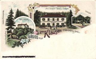 Klausen with restaurant litho (EK)