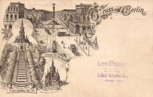 1899 Berlin with trams