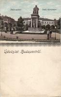 Budapest V. Deák szobor litho