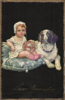 Name Day, child with dog