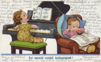 Piano, children