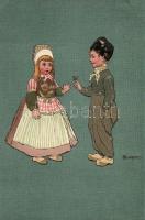 Dutch children Emb. litho s: Alberts (EK)