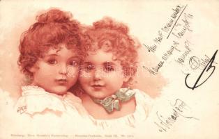 1899 Girls litho