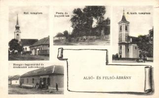 Alsó/Felsőábrány Hangya és posta