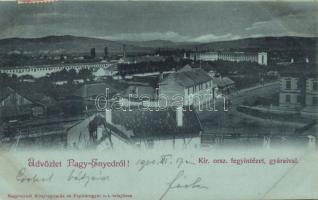 Nagyenyed Prison with its factories