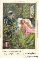 1899 Sleeping Beauty litho
