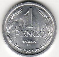 1944 1P "Sarló-kalapács" ellenjeggyel T:2