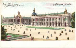 Paris Expo National industry pavillon litho