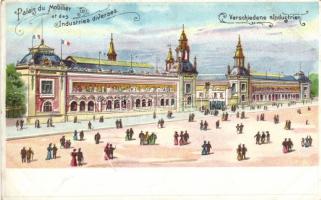 Paris Expo diff. industries pavillon litho