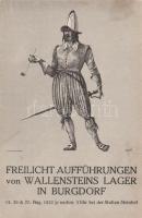 1922 Freilicht Aufführungen von Wallenstein Lager in Burgdorf s: Bechstein