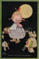 Dwarfs, mushroom houses s: Mabel Lucie Attwell