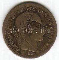 1874 10kr érdekes réz hamisítvány, összehasonlításra T:3/4