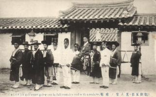 Japanese nobleman going out