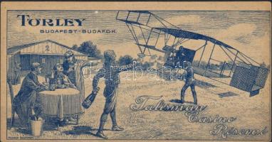 1900 Dekorativ számolócédula / Dekor. Zahlzettel