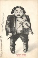 Sovánka Nándor primás of the Bodó Café