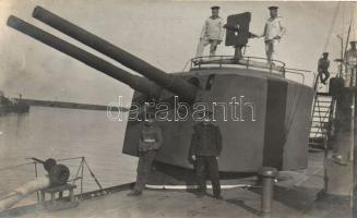 Romanian monitor warship WW. I. RP.
