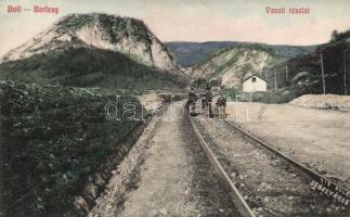 Boli-barlang with railway-station