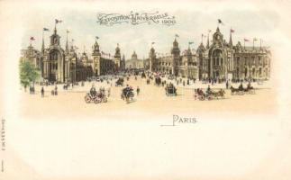 1900 Paris, Exposition Universelle, Serie 535. No. 7. litho