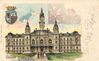 Győr Városháza Litho