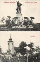 Isaszeg Honvéd-szoborral