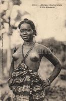 West African folklore, ethnic nude, Susu girl