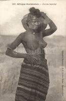 West African folklore, ethnic nude, Sonrhai woman