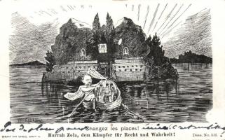 Emile Zola, political propaganda s: Gaber