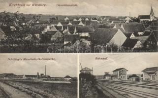 Kirchheim with stone pit and railway station