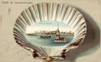 Constantinople, shell Emb. litho