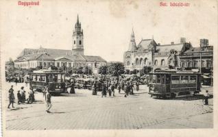 Nagyvárad St László square, trams