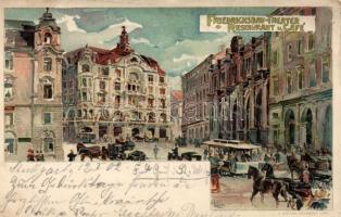 Stuttgart Friedrichsbau Theatre litho