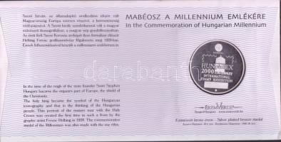2000. MABÉOSZ sorszámozott érmés boríték "Az Államalapítás ezeréves emlékére / Szt. István&quot...