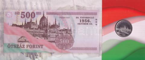 2006. 50Ft "1956-os forradalom" + 500Ft bankjegy "1956-os forradalom" díszcsomagolásban T:BU, I Csak 12.000db!