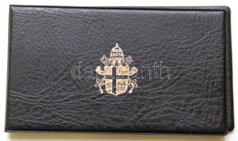 1991. "II. János Pál pápa látogatása" első napi érmés boríték 1991. 100Ft-al eredeti műbőr dísztokban, tanúsítvánnyal! T:BU