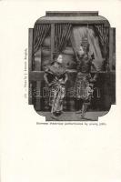 Siamese theatrical performance by young girls