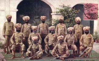 Group of Sikh officers, India