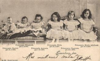 Luxembourg Royal Family, little princesses