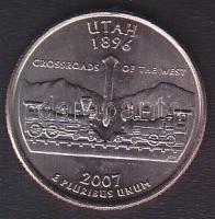 USA 2007P. 1/4$ "Utah" T:BU tanúsítvánnyal!