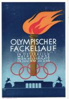 Olympic torch relay in Vienna 1936 So.Stpl