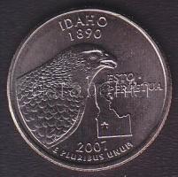 USA 2007D. 1/4$ "Idaho" T:BU tanúsítvánnyal!