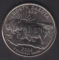 USA 2006D. 1/4$ "North-Dakota" T:BU tanúsítvánnyal!