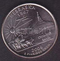 USA 2006D. 1/4$ "Nebraska" T:BU tanúsítvánnyal!