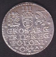 Lengyelország 1594. 3Gr "Sigismund III." Ag T:2+