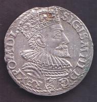 Lengyelország 1593. 3Gr "Sigismund III." Ag T:2+ pici ph.