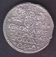 Lengyelország 1593. 3Gr "Sigismund III." Ag T:2+ pici ph
