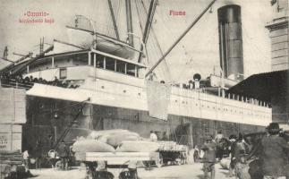 Fiume SS Coronia, immigration ship